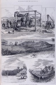 Sonnenfinsternis-Observatorium, Nikobaren, ca. 1875 von Unbekannt