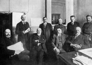 Einige der Führer der russischen Revolution, 1917, ca. 1920 von Unbekannt