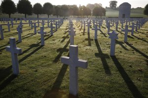 Amerikanischer Friedhof Somme, Bony, Frankreich