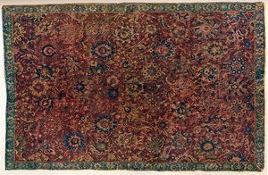 Südlicher persischer Isfahan-Teppich, 16. Jahrhundert