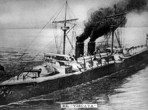 Spanisches Schlachtschiff The Viscaya, 1898er, 1920er von Unbekannt