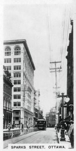 Sparks Street, Ottawa, Kanada, um 1920er Jahre von Unbekannt