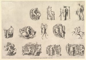 Speculum Romanae Magnificentiae: Themen nach der Antike, ausgeführt ca. 1550-77, gedruckt nach 1577