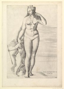 Speculum Romanae Magnificentiae: Venus und Eros von Unbekannt