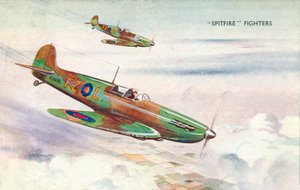 Spitfire-Kampfflugzeuge, ca. 1940