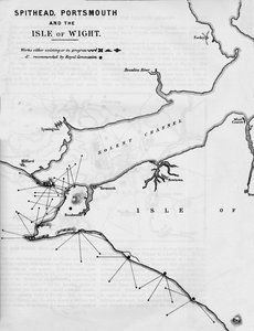 Spithead, Portsmouth und die Isle of Wight, 1884 von Unbekannt