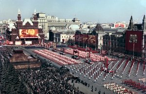 Sportparade, Roter Platz, Moskau, 1972