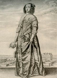 Frühling - Modisches Innenkleid einer englischen Dame, Regierungszeit von Charles I, ca. 1620-1640, 1937