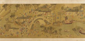 Frühlingsfest am Fluss, Qing-Dynastie, 18. Jahrhundert