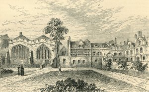 St. Helens Priory und Leathersellers Hall, ca. 1799, ca. 1872