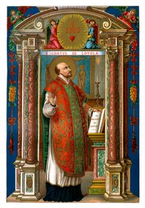 Der heilige Ignatius von Loyola, 1886 von Unbekannt