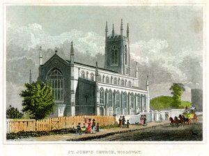 St. Johns Kirche, Holloway, Islington, London von Unbekannt