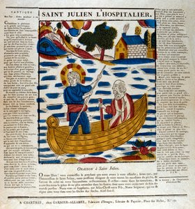 St. Julian, Schutzheiliger der Reisenden, 19. Jahrhundert von Unbekannt