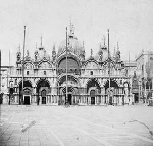 Markusdom, Venedig, Italien, späte 19. oder frühe 20. Jahrhundert