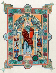 St. Matthäus aus dem Buch von Kells, ca. 800