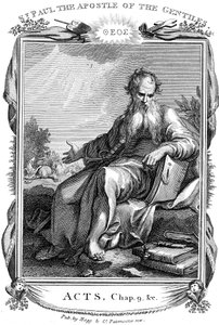 St. Paulus der Apostel, der die christliche Botschaft zu den Heiden brachte, 19. Jahrhundert