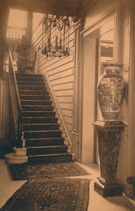 Treppe in der kubanischen Botschaft in Brüssel, Belgien, 1927