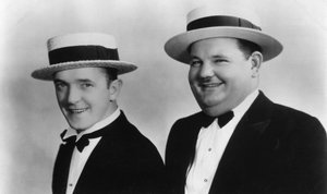 Stan Laurel 1890-1965 und Oliver Hardy 1892-1957, 20. Jahrhundert