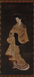 Stehende Figur eines Mädchens, Edo-Periode, 18. Jahrhundert von Unbekannt