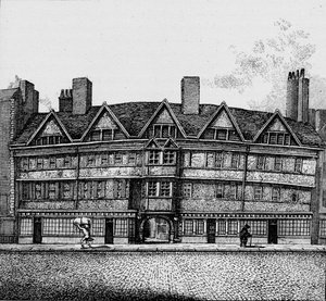 Staple Inn, High Holborn, London, um 1890