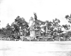 Statue von Kolumbus auf dem Paseo, Mexiko-Stadt, Mexiko