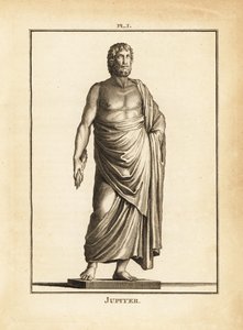Statue des römischen Gottes Jupiter