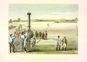 Dampfpflug, ca. 1860