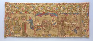 Stola mit dem Martyrium der hl. Katharina, Deutsch, ca. 1200