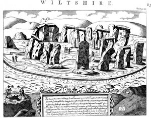 Stonehenge, Wiltshire, 18. Jahrhundert