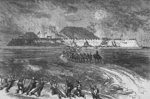 Sturm auf die Takoo-Forts, ca. 1880