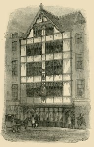 Straßenfront von Crosby Hall, ca. 1872