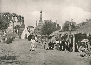 Straßenszene, Bhamo, 1900 von Unbekannt