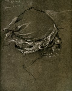 Studie für Die Meeresjungfrau, von Herbert J. Draper, 1899