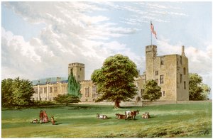 Sudeley Castle, Gloucestershire, Heimat der Familie Dent, um 1880 von Unbekannt
