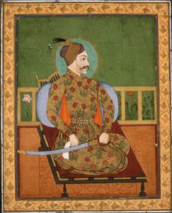Sultan Abdullah Qutubshah von Golconda, um 1640 von Unbekannt