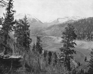 Sunshine Peak und Wilson Peak, Colorado, USA, ca. 1900 von Unbekannt