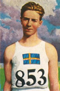 Schwedischer Speerwerfer Erik Lundquist