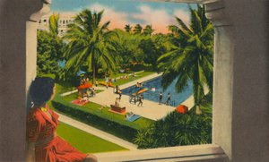 Schwimmbad, Hotel Del Prado, Barranquilla, ca. 1940er Jahre