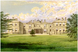 Swithland Hall, Leicestershire, Heim des Earl of Lanesborough, ca. 1880 von Unbekannt
