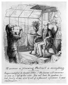 Eine Daguerreotypie aufnehmen, 1855