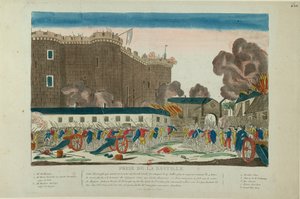Sturm auf die Bastille am 14. Juli 1789, 1789 von Unbekannt