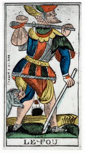 Tarotkarte des Narren, Jergot Tarot von Unbekannt