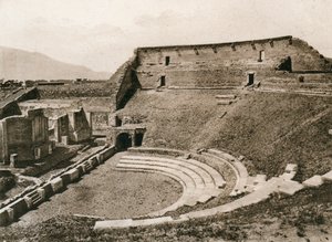 Teatro tragico, Pompeji, Italien, um 1900er Jahre von Unbekannt
