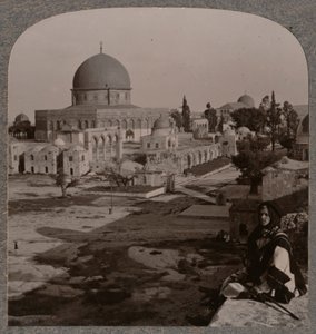 Tempelbezirk, Jerusalem, ca. 1900 von Unbekannt