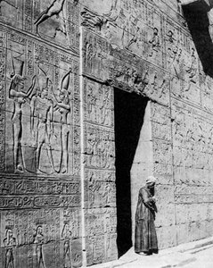 Tempel des Horus, Edfu, Ägypten, 1935