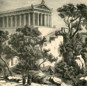Tempel des Poseidon in Kalauna