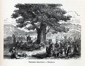 Teutonen genießen einen Feiertag, 1882