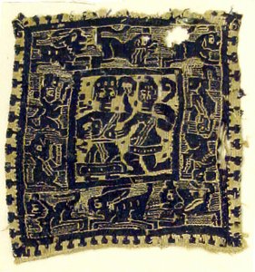 Textilfragment, koptisch, frühes 6. Jahrhundert