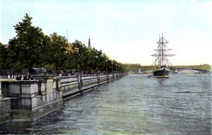 Thames Embankment, London, 20. Jahrhundert von Unbekannt