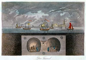 Thames-Tunnel, um 1830
